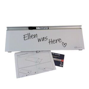 Quartet Desktop Glass Computer Pad 18x6 Ellen‎ Be Kind Box GDP186EL NEW